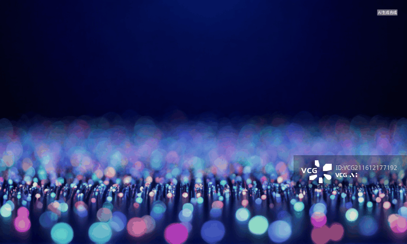 【AI数字艺术】光点矩阵图片素材