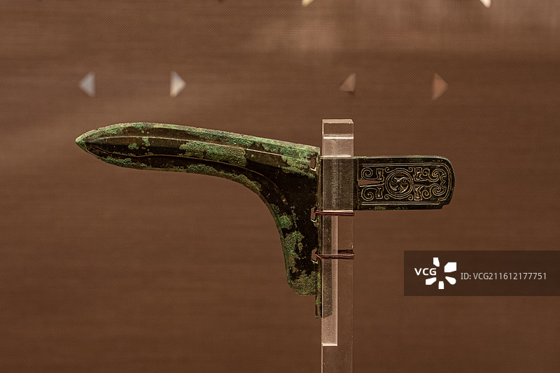 春秋 圆涡纹戈 苏州博物馆图片素材