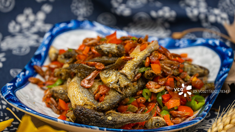 辣椒火培鱼图片素材