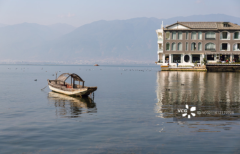 大理洱海风景图片素材