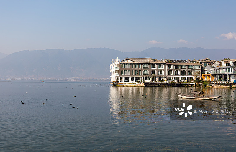 大理洱海风景图片素材