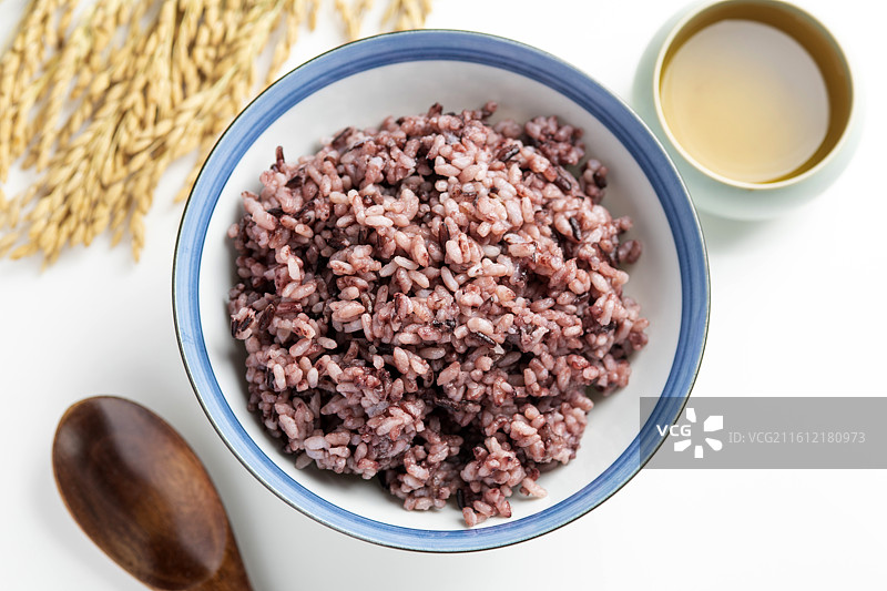 紫米饭图片素材
