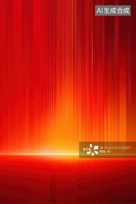 【AI数字艺术】红色光晕抽象背景图片素材
