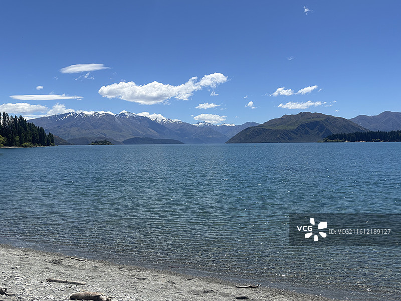 瓦纳卡湖图片素材