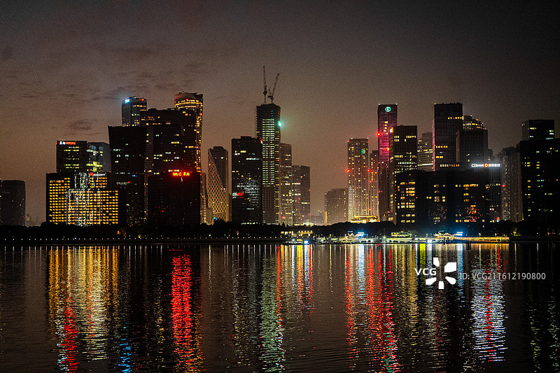 长三角 杭州 钱江新城 钱塘江 风景 都市 城市图片素材
