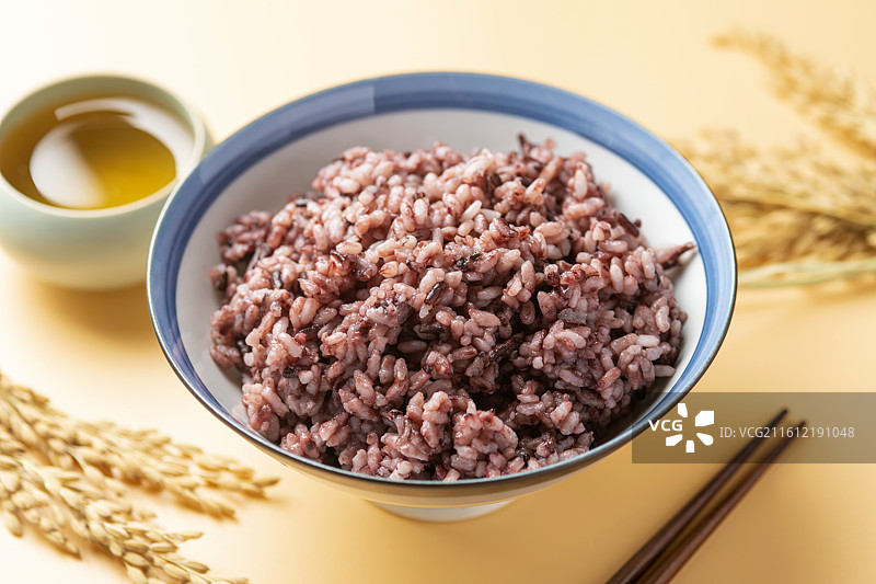 紫米饭图片素材