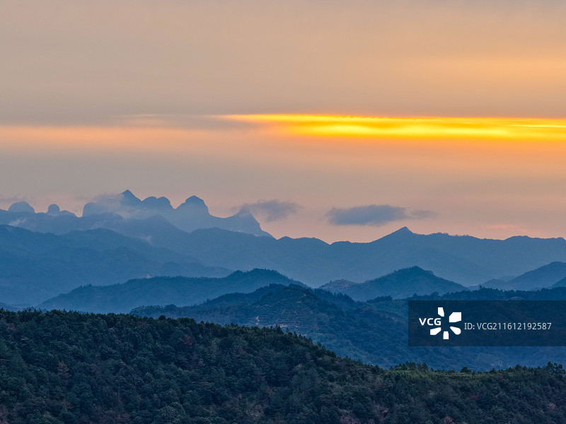 航拍广东梅州大埔大东镇白土村图片素材