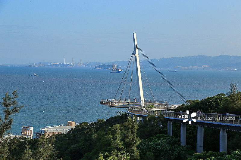 厦门山海步道图片素材
