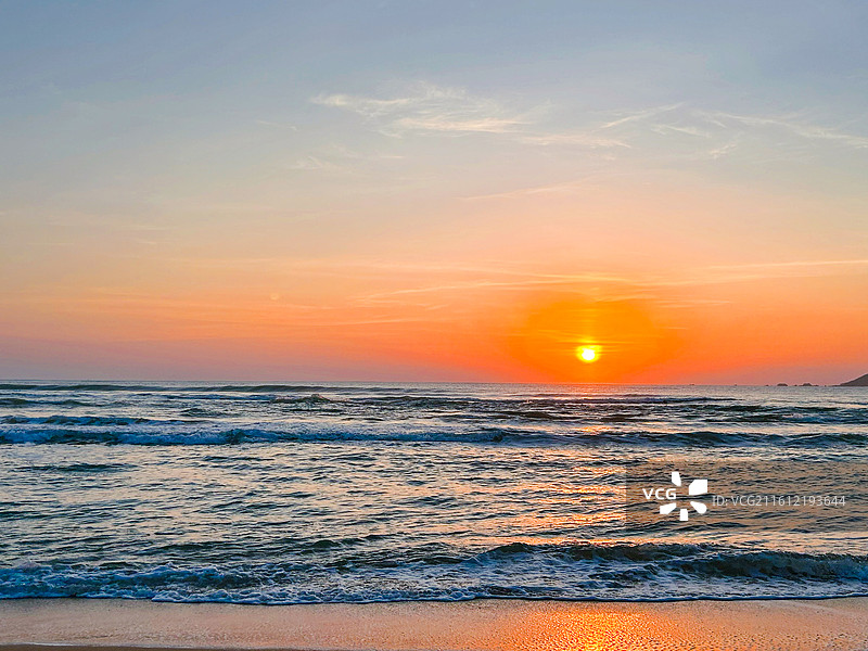 海南三亚海棠湾日出景观图片素材
