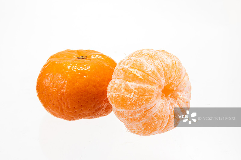 南丰贡桔白底图图片素材