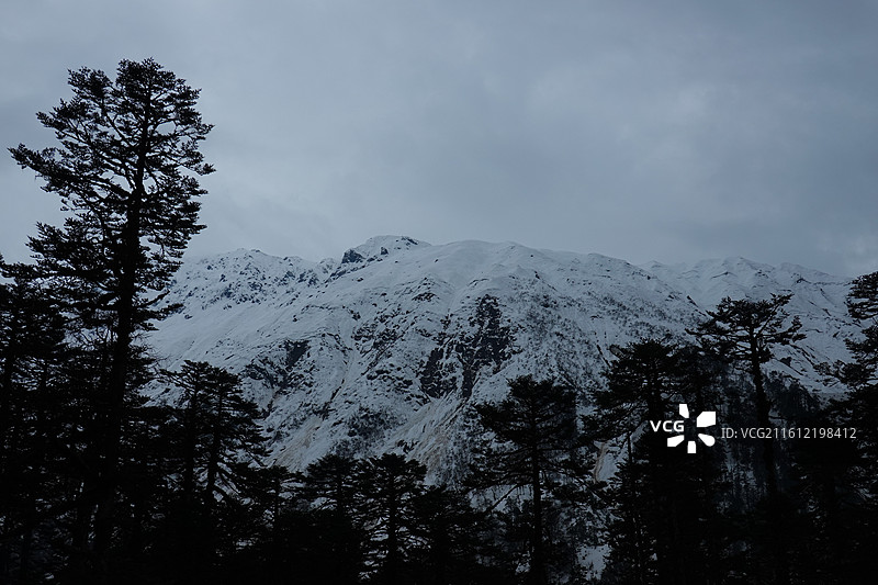 西藏林芝市墨脱县波密县扎墨公路风光图片素材