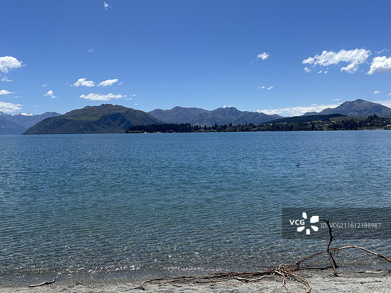 瓦纳卡湖图片素材
