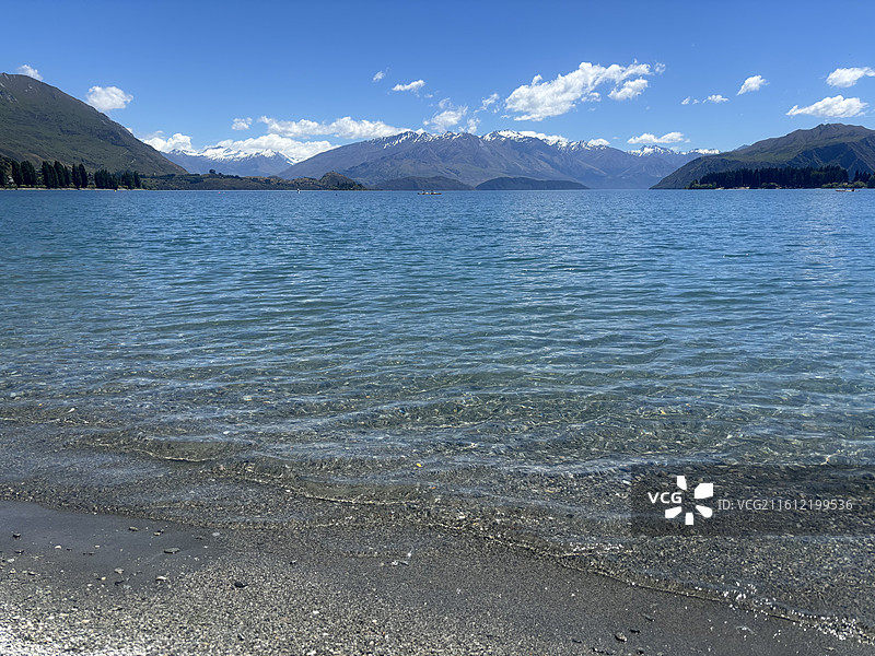 瓦纳卡湖图片素材