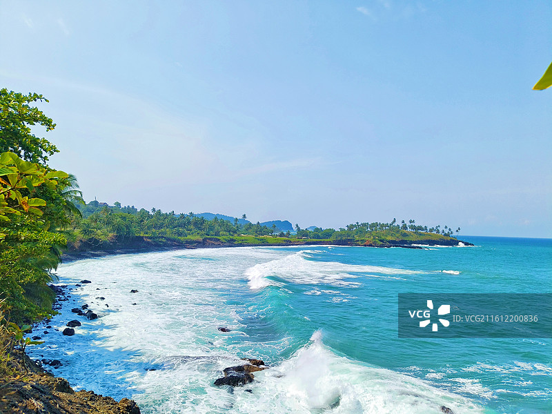 蓝色大海，大西洋图片素材