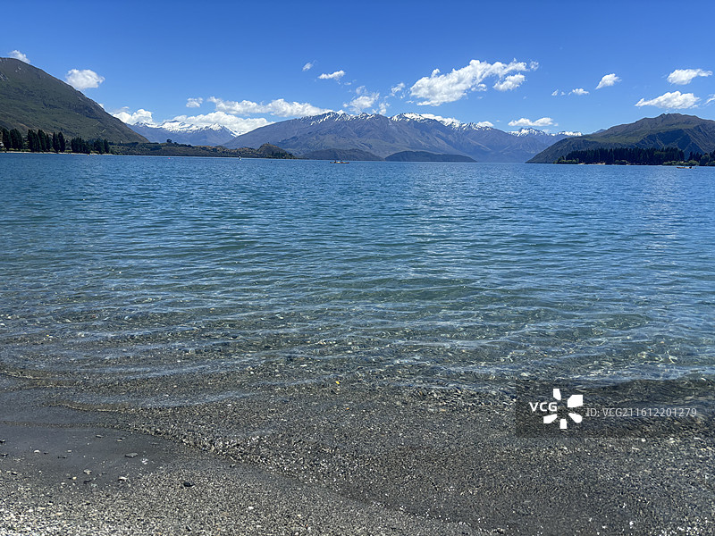 瓦纳卡湖图片素材