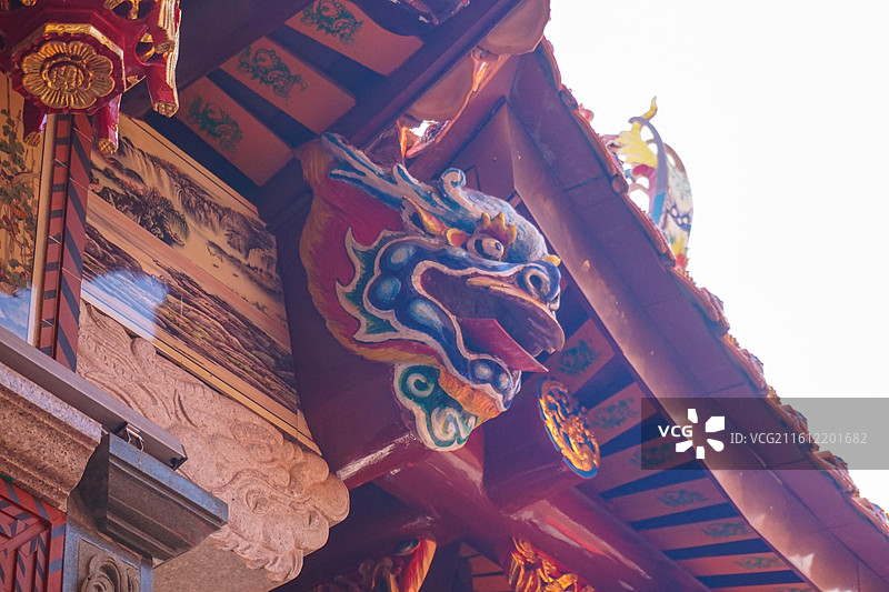 庙宇屋顶图片素材