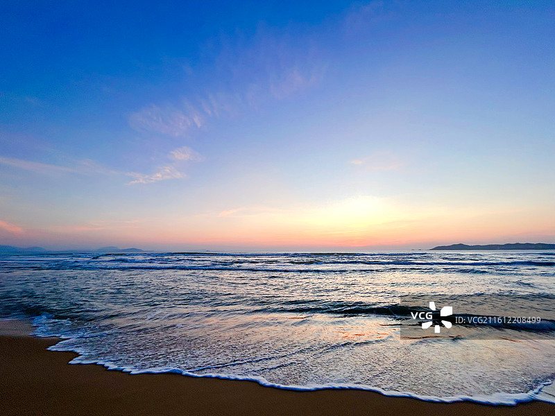 海南三亚海棠湾日出景观图片素材