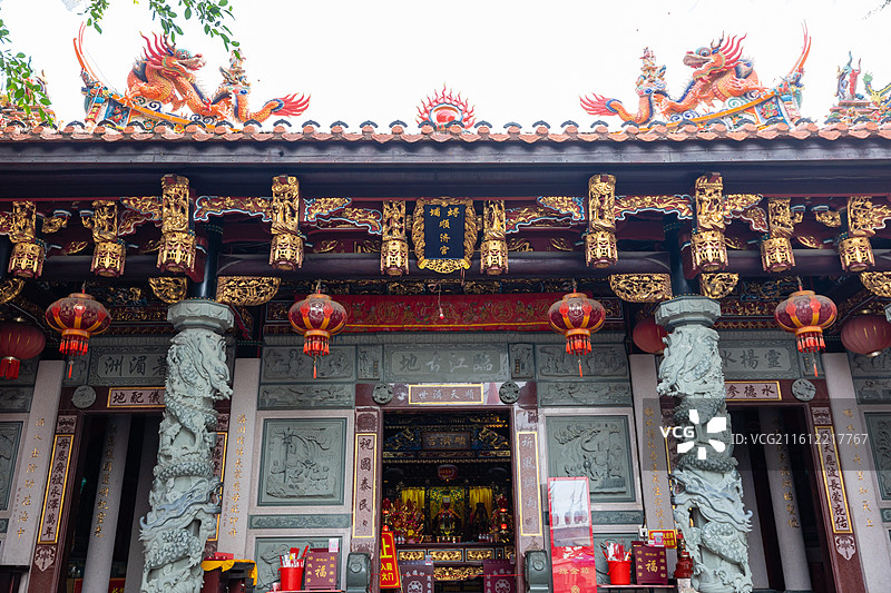 泉州蟳埔村妈祖宫顺济宫图片素材