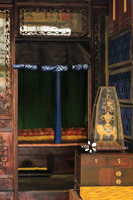 紫禁城十年匠心修缮后的养心殿巧夺天工图片素材