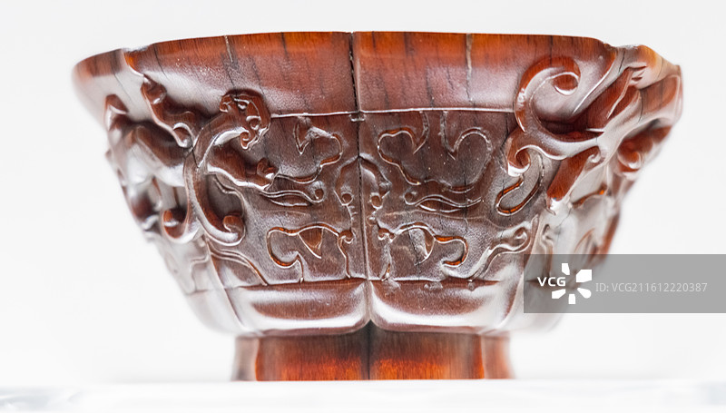 上海博物馆犀角杯特展图片素材