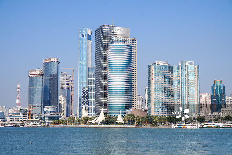 城市天际线风光图片素材