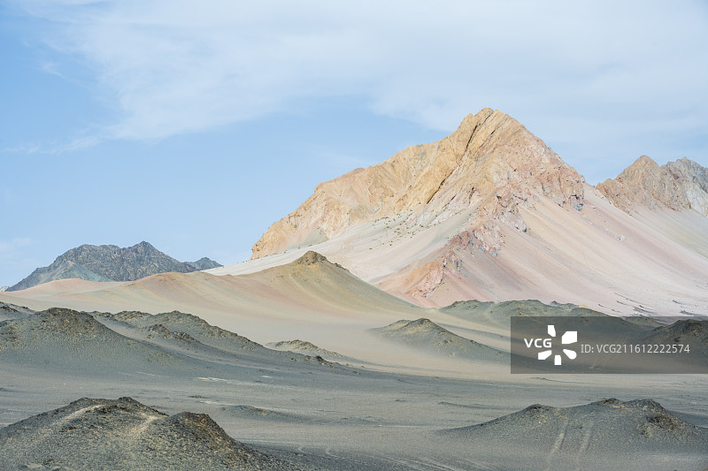 多彩胭脂山____青海海西州茫崖市冷湖镇图片素材