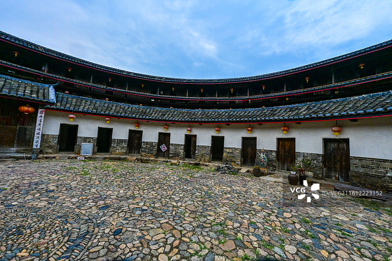 广东梅州大埔大东镇花萼楼图片素材