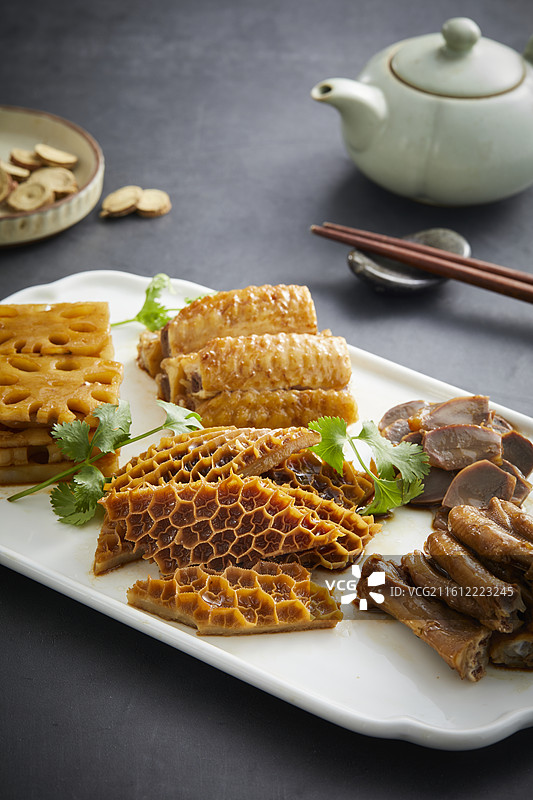 传统中餐美食 卤味拼盘图片素材