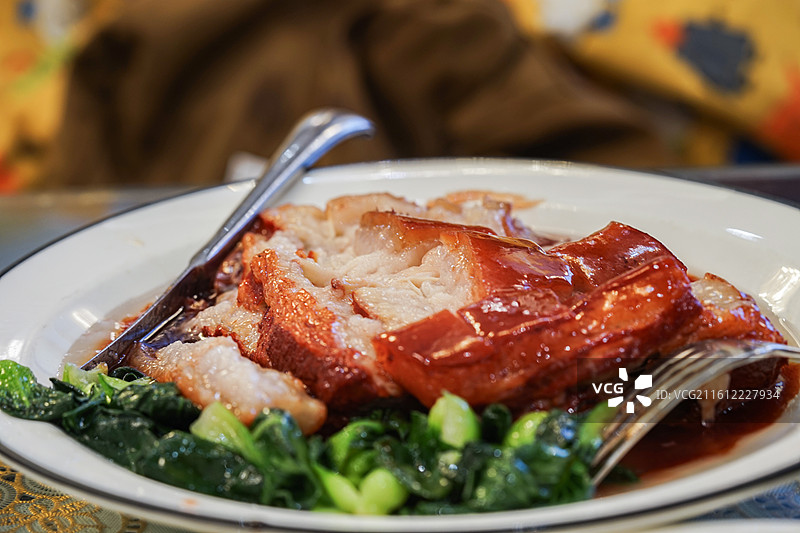 苏州老菜馆樱桃肉图片素材