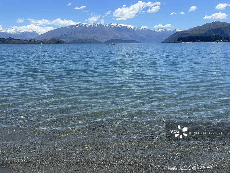 瓦纳卡湖图片素材