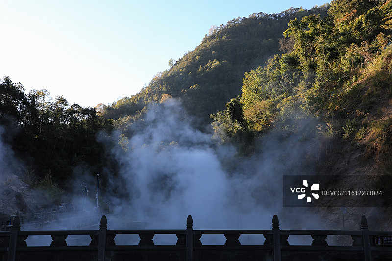 腾冲热海地质公园图片素材