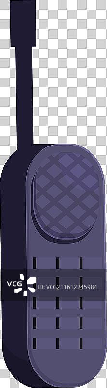 带天线的便携式无线电发射器图片素材