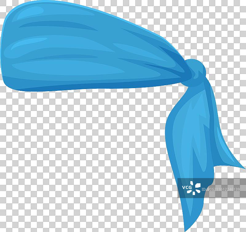 蓝色的头带，展示武术服图片素材