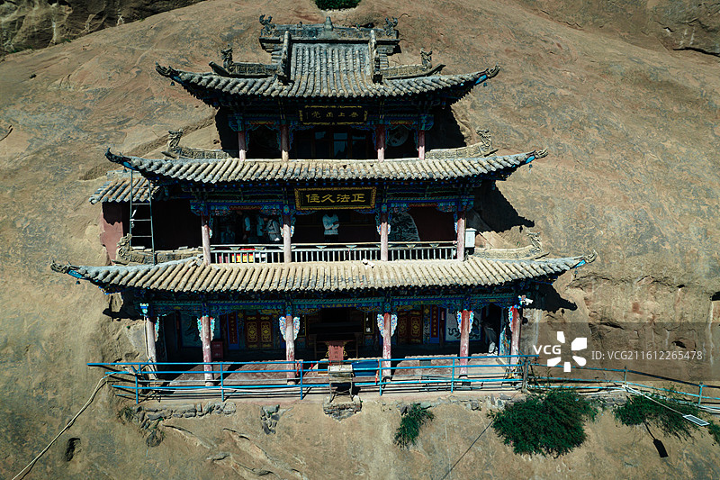 马蹄寺石窟群图片素材