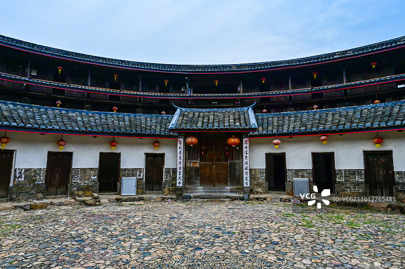 广东梅州大埔大东镇花萼楼图片素材