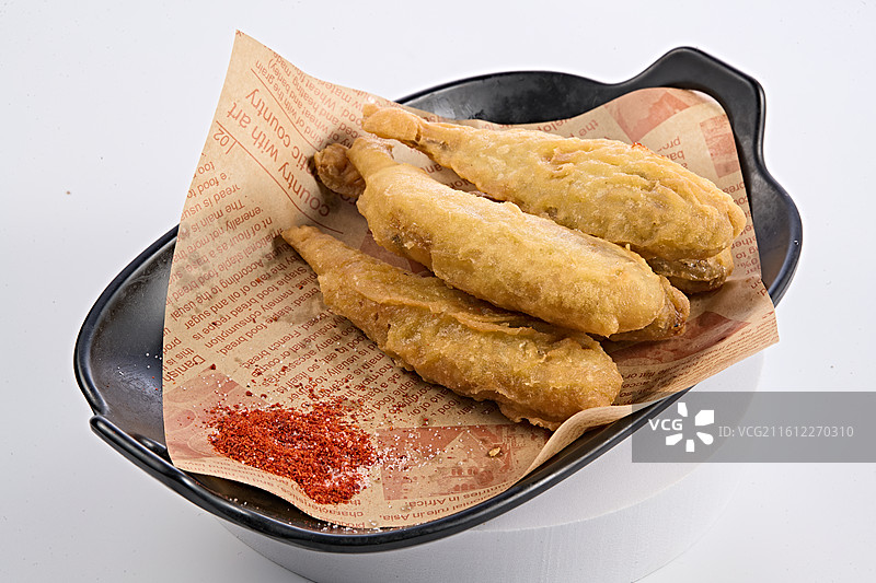 快餐餐饮干炸小黄鱼图片素材