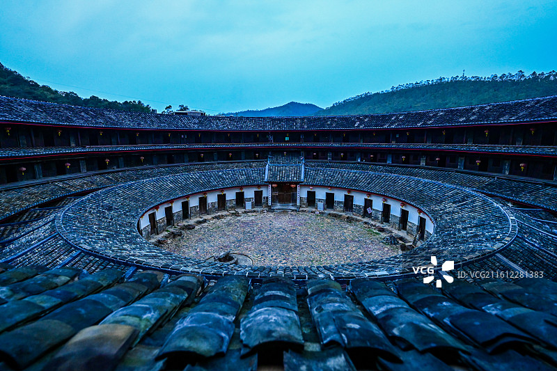 广东梅州大埔大东镇花萼楼图片素材