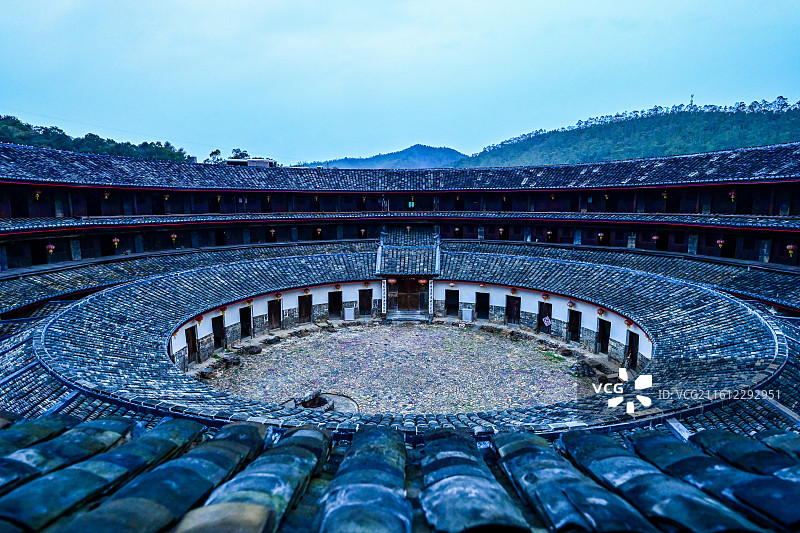 广东梅州大埔大东镇花萼楼图片素材