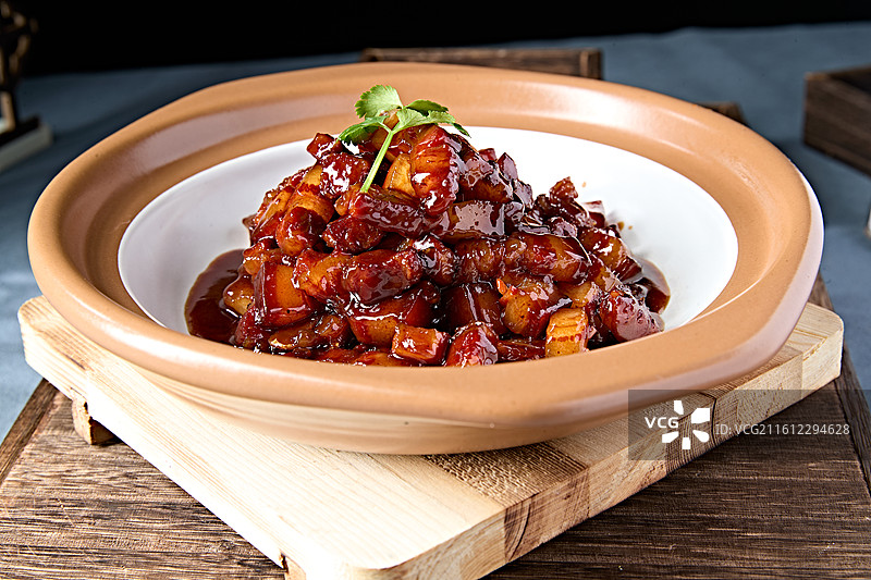美味砂锅红烧肉台式卤肉图片素材