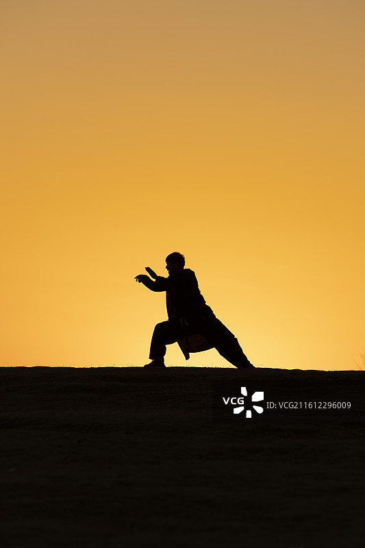 武术剪影图片素材