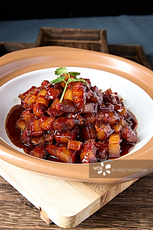 美味砂锅红烧肉台式卤肉图片素材