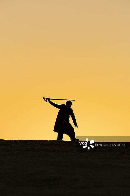 武术剪影图片素材