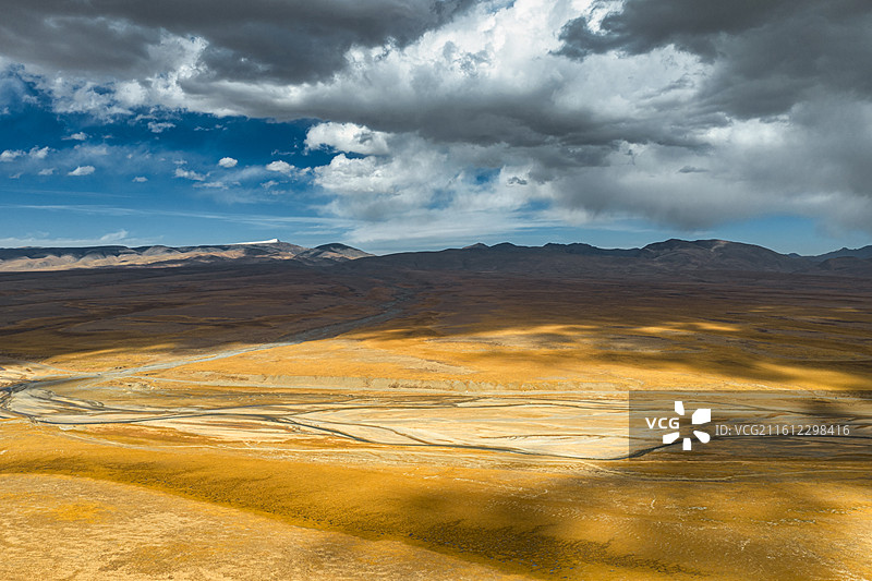 祁连山黑河源头野牛沟秋色图片素材