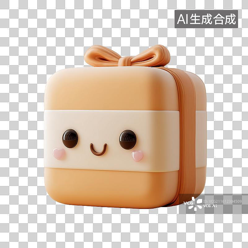 【AI数字艺术】可爱包裹图标图片素材