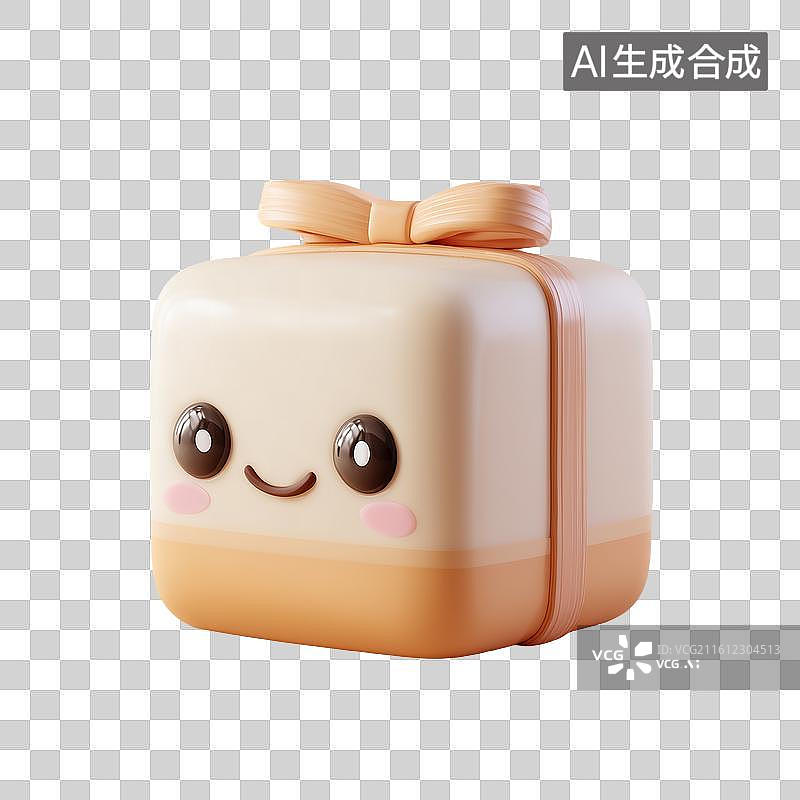 【AI数字艺术】可爱包裹图标图片素材