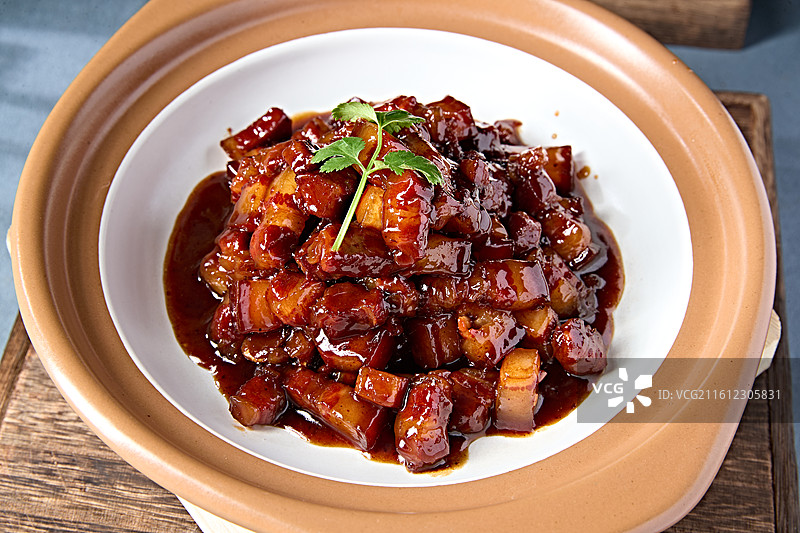 美味砂锅红烧肉台式卤肉图片素材