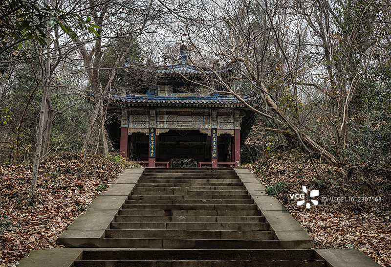 南京紫金山正气亭图片素材