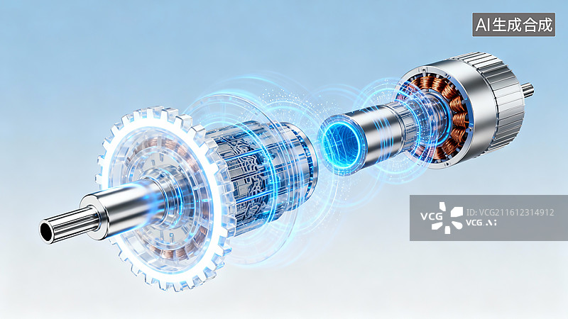 【AI数字艺术】机械动力设计图片素材