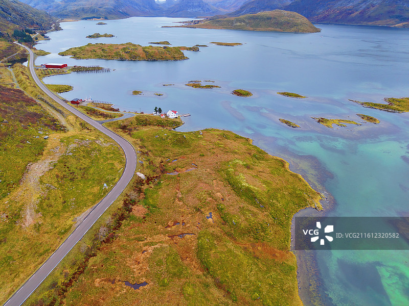 峡湾之路图片素材