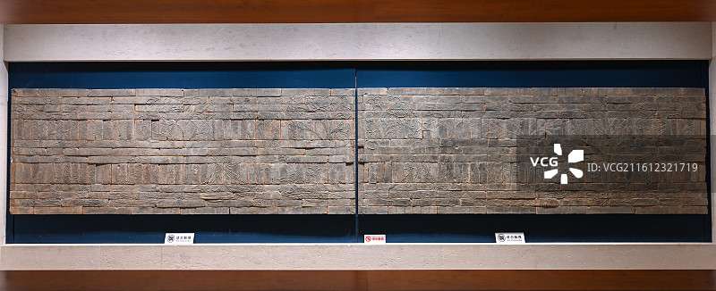 南京博物院竹林七贤与荣启期砖画图片素材